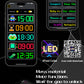 Programmable LED Matrix Panel Flexible Screen IP65 with APP Control 70*173mm