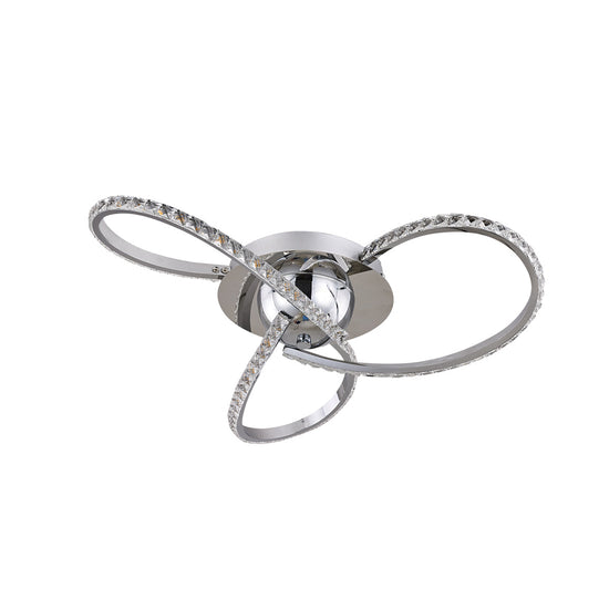 Irie Dimmable 3 Lights LED Ceiling Light - Chrome
