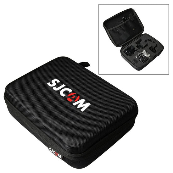Shockproof Camera Bag For Sjcam And Selfie Stick - Portable 22X16X6Cm
