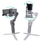 Aluminum Mount Plate Adapter For Dji Action / Gopro Hero9 / 8 Mobile 3 / Om4 Gimbal
