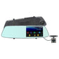 5 Lcd Touch Screen Rear View Mirror Car Recorder With Separate Camera
