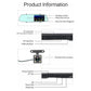 5 Lcd Touch Screen Rear View Mirror Car Recorder With Separate Camera