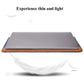 13-14 Inch Horizontal Microfiber Notebook Liner & Power Bag - Gray & Brown