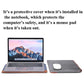 13-14 Inch Horizontal Microfiber Notebook Liner & Power Bag - Gray & Brown