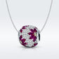 925 Sterling Silver Diy Beaded Spring Bracelet With Pendant