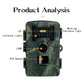 2 Lcd Infrared Night Vision Trail Camera For Wildlife Hunting