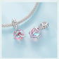 925 Sterling Silver Scc2540 Heart Pendant For Diy Bracelets