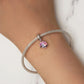 925 Sterling Silver Scc2540 Heart Pendant For Diy Bracelets