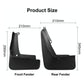 For Volkswagen Id.4X 2015-2023 4Pcs / Set Car Auto Soft Plastic Splash Flaps Fender Guard