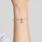925 Sterling Silver Double Love Pendant For Bracelet Or Necklace