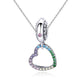 925 Sterling Silver Skull Heart Pendant For Diy Bracelets & Necklaces Style - Pendent