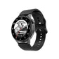 1.36 Inch Hd Screen Smart Call Watch With Nfc Function - Black Silicone