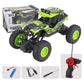 Charging Remote Control Car Toy For Kids - Small Green Off-Road Vehicle