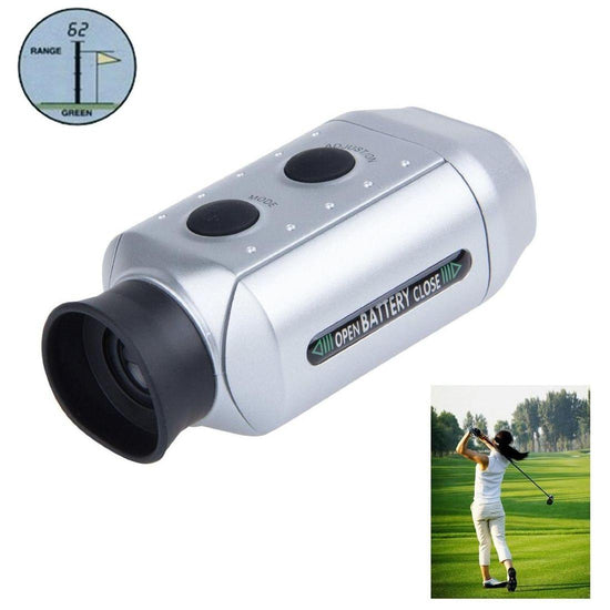 7X Digital Golf Telescope With Measuring Instrument And Padded Case