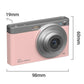 4k 8x Optical Zoom Telescopic Lens Digital Camera - White 2.88 Inch