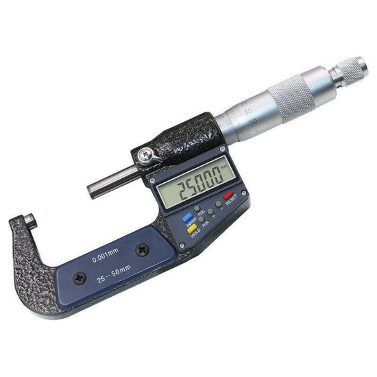 Electronic Digital Micrometer - 25-50Mm 0.001Mm Resolution