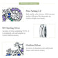 925 Sterling Silver Bicycle Pendant With Zircon Beads For Diy Bracelets Style - Pendant