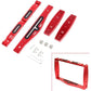 Diving Dual Handheld Grip Bracket Stabilizer Extension Phone Clamp Camera Rig Cage Underwater Case For Gopro Hero9 /8 /7 - Red