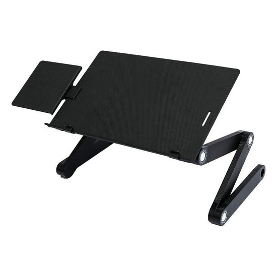 Adjustable Folding Laptop Desk With Mouse Board - Aluminum Alloy