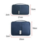 Waterproof Travel Document Bag Black Large - Blue Large