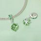 925 Sterling Silver Green Tree Life Pendant Bracelet