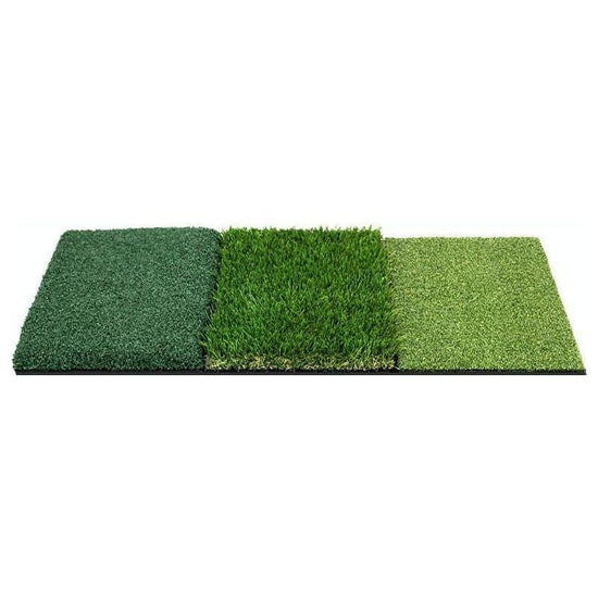 Indoor Golf Practice Pad - 3-In-1 Swing Mat For Hitting And Chipping - 30X60Cm