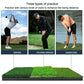 Indoor Golf Practice Pad - 3-In-1 Swing Mat For Hitting And Chipping - 30X60Cm