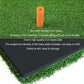 Indoor Golf Practice Pad - 3-In-1 Swing Mat For Hitting And Chipping - 30X60Cm