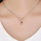 925 Sterling Silver Diy Heart Pendant With String