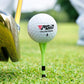 30-pack Golf Ball Tees with Limit Scale Line - Green 83mm - Qt027-White