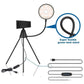 Dimmable Led Ring Light With Phone Tripod Stand