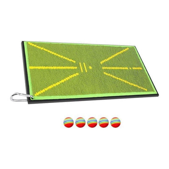 Improve Your Golf Swing With Training Pad And Sponge Balls