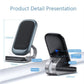 15W Multifunctional Wireless Charger With Stand Black