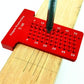 Marking Ruler for Woodworking T-shaped Holes