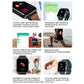 1.7 Inch Smart Bluetooth Watch With Heart Rate Monitor Blue