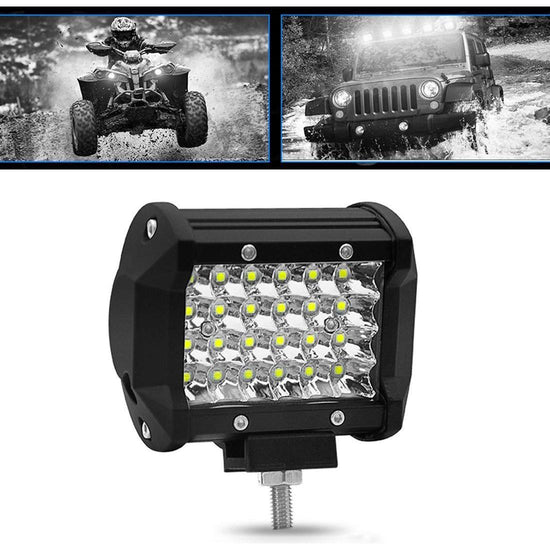 4 Inch 18W 1800Lm 4 Row Led Strip Light Working Refit Off - Road Vehicle Lamp Roof Strip Light