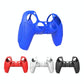 Black Silicone Protective Case for Ps5 Gamepad - Anti-skid Cover - White