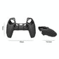 Black Silicone Protective Case for Ps5 Gamepad - Anti-skid Cover - White
