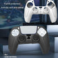 Black Silicone Protective Case for Ps5 Gamepad - Anti-skid Cover - White