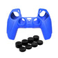 Black Silicone Protective Case for Ps5 Gamepad - Anti-skid Cover - White