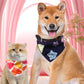 Cute Pet Triangle Towel Bib Cartoon Cats And Dogs Drool Towel Scarf - Size 01 - 11