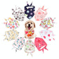Cute Pet Triangle Towel Bib Cartoon Cats And Dogs Drool Towel Scarf - Size 01 - 11