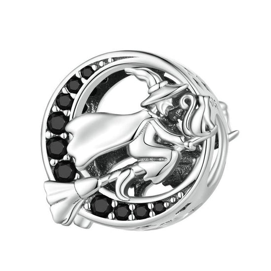 925 Sterling Silver Halloween Witch Diy Bracelet Bead Accessories