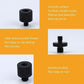 4-Piece Screw Adapter 1 / 4 Male To M10 Male