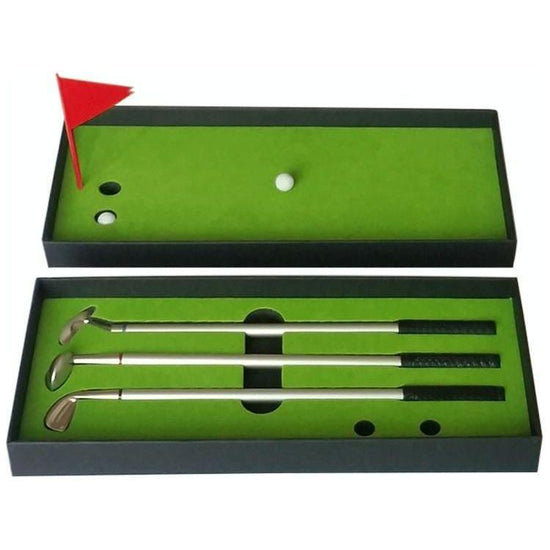 Mini Golf Putting Mat Trainer - 24.5X10.5X3.5Cm Court Push Rod