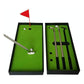 Mini Golf Putting Mat Trainer - 24.5X10.5X3.5Cm Court Push Rod
