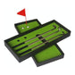 Mini Golf Putting Mat Trainer - 24.5X10.5X3.5Cm Court Push Rod