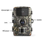 12Mp Hunting Camera With 1080P Night Vision And 26 Leds