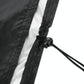 Outdoor Furniture Set Cover - Anti-Uv Waterproof Dust-Proof 210D Oxford Cloth Folding 126X126X74Cm Black