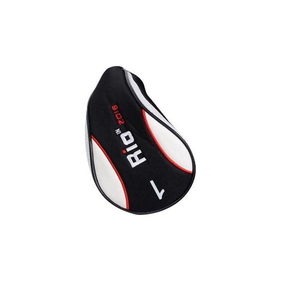 Black Red Wood Golf Head Cover Pusher Set - Wood Rod